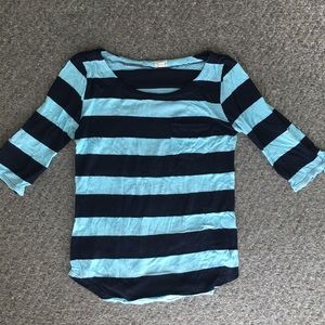 Blue a stripped top
